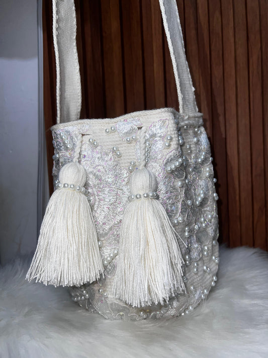 Mochila Recamada Blanca - vista completa