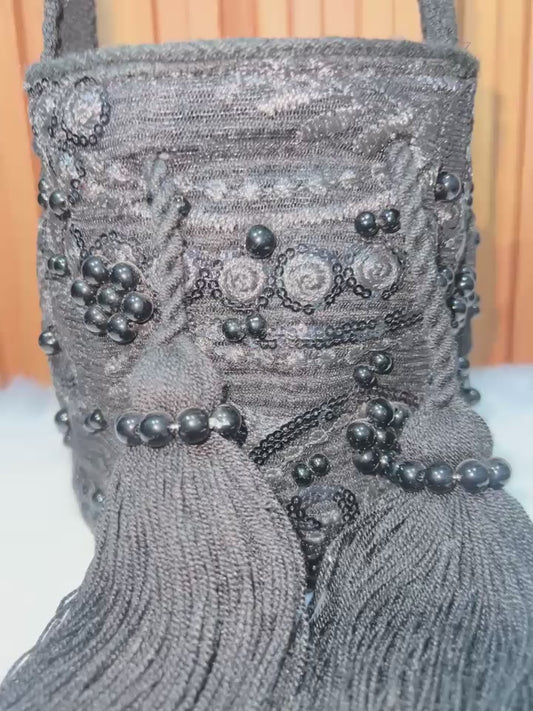 Mochila Recamada Mini Negra - video